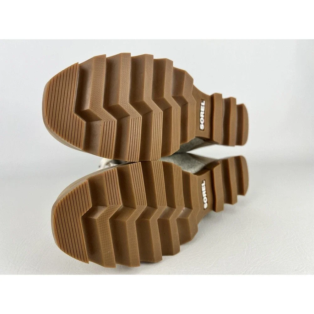 Sorel Women Boots Joan of Arctic Lexie III Wedge Natural Tan Size 9.5 - Picture 10 of 16